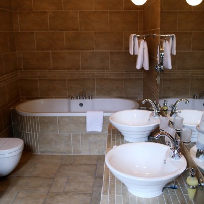 traditional and modern bathroom